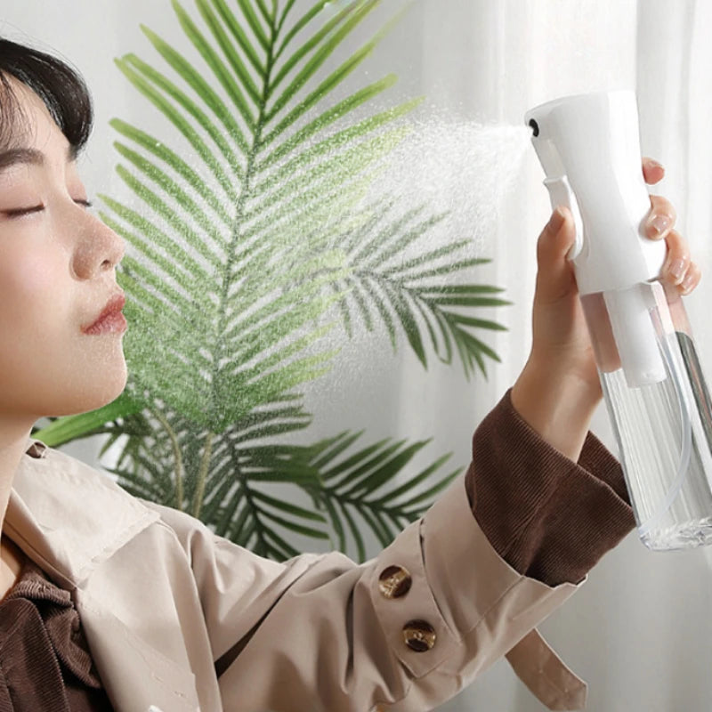 Professional High Pressure Continuous Spray Bottle Hair Care Makeup Water Replenishing Spray Bottle Separate Bottle Press Mist Spray Bottle