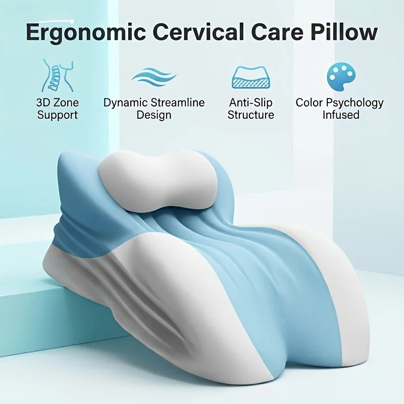 Special Ergonomic Reading Pillow for Adults, Bed Wedge Pillow for Headboard, Suitable for Prone Lying, Reclining & Sitting In Bed, Chin