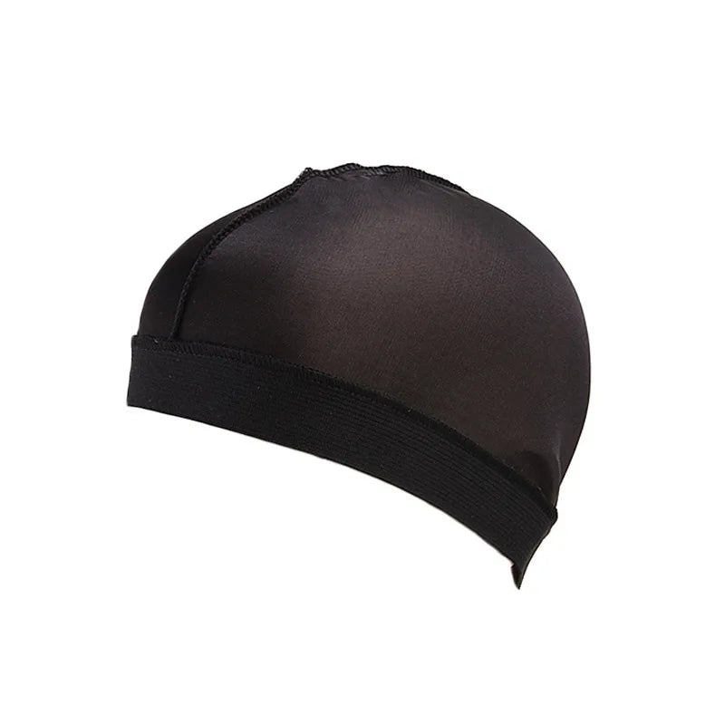 Solid Wave Caps Men Pure Color Caps  Elastic Breathable Wave Caps Polyester Multicolor Durag Cap Men Outdoor Wave Caps