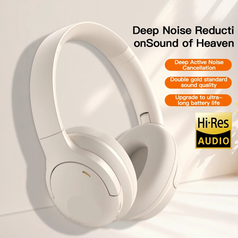 Earphones Foldable Noise Reduction Bluetooth 5.3 Headsets Gaming Headphones Dual Mode Wireless Music Headsets For iPhone Xiaomi