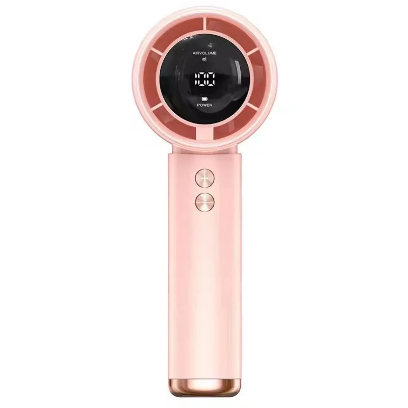 Turbo Fan Air Cooler 100-Speed Adjustment High-Speed Fans  Mini Hand fan for Home Travel Outdoor Camping