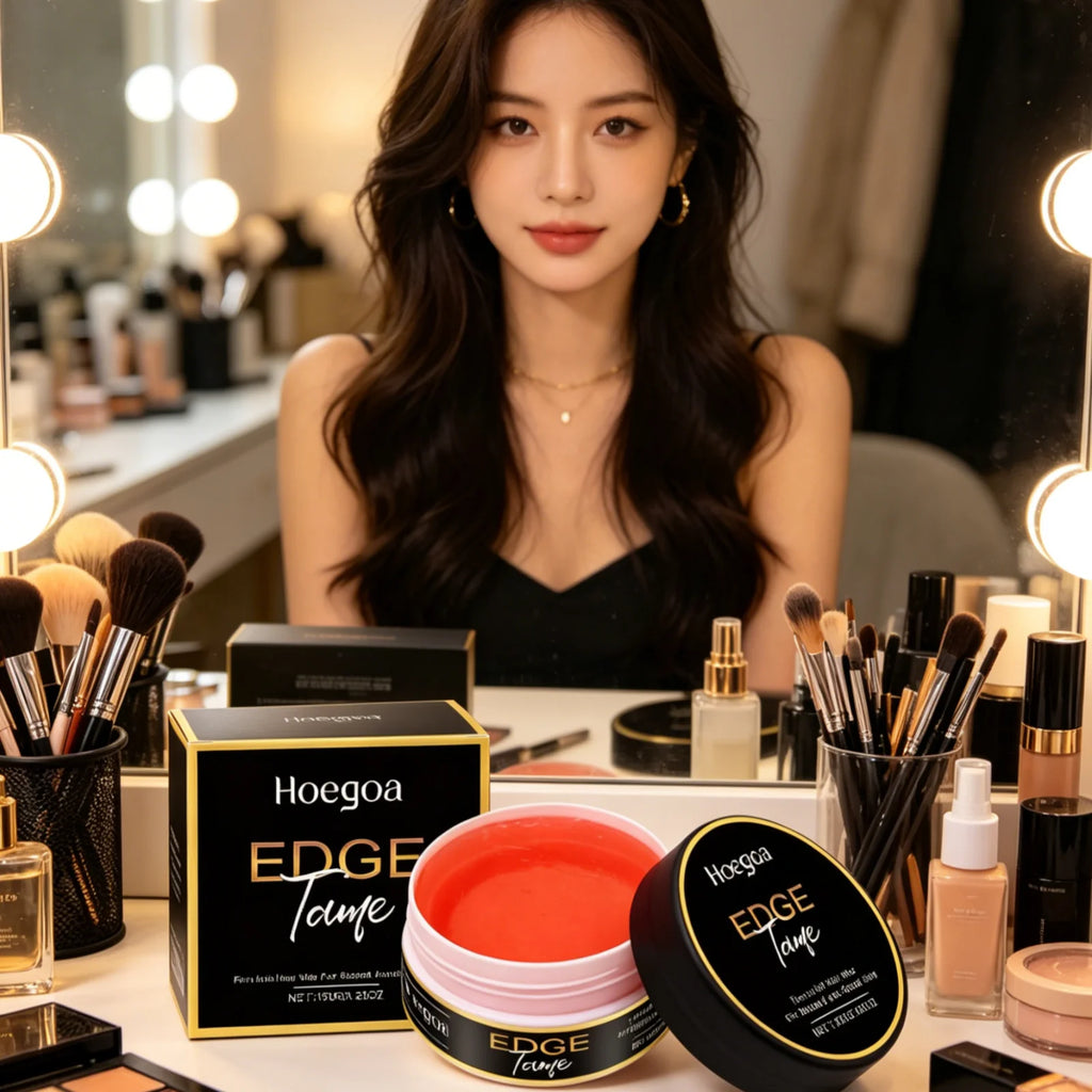 Edge Control  Styling Gel for All Hair Types Firm Hold Smooth Frizz Edge Control Enhance Gloss Fast Shaping Non Sticky Hair Wax 150g