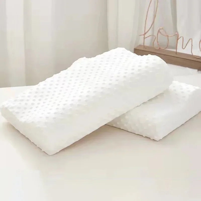 Comfortable Memory Foam Sleeping Pillow Adjustable Side Sleeping Pillow Relieve Neck and Shoulder Pain Orthopedic Curve Neck Support Pillo