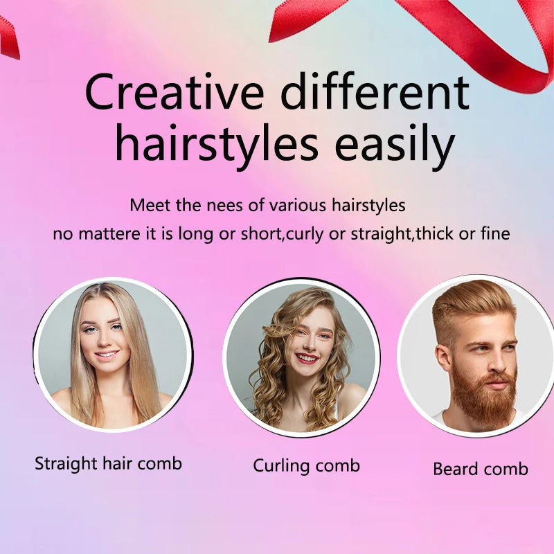 Premium Hot Comb Straight Curling Electric Comb for American African Hair pente quente peigne chauffant lisseur cheveux Styling Tools