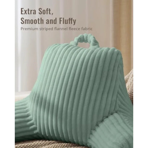 Comfortable Reading Pillow for Sitting in Bed, Flannel Back Pillow Bed Sitting Up for Adult and , Backrest Cushion for Sit Up in Couch or F
