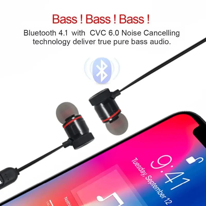 Athletic Earphone1/2/3/4pcs Bluetooth Neckband Magnetic Wireless Earphones Stereo Earbuds Music Headphones With Mic For Xiaomi