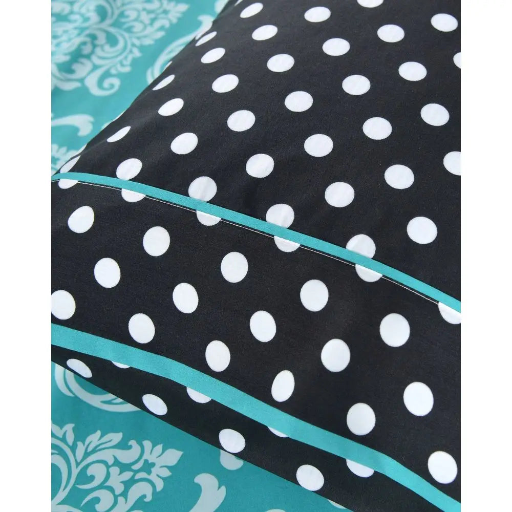 Combo 6 Pieces Patchwork Printed Sheet Set Brushed Microfiber 14 Inches Deep Pocket Soft Fun Patterned Bedding Sheets Pillowcases Set