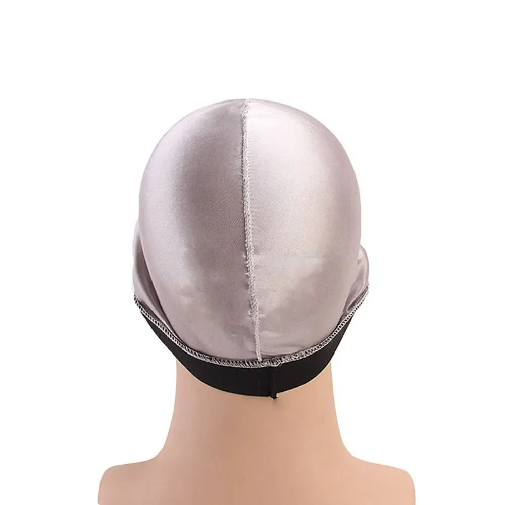 Pure Color Men Caps Durag Style Hats Bonnet Elastic Breathable Wave Caps Polyester Multicolor Durag Cap Men Outdoor Wave Caps