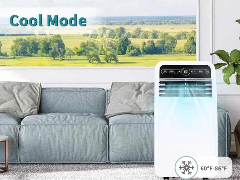 AC Shinco 10,000 BTU Portable Air Conditioner, Portable AC Unit with Built-in Cool, Wi-Fi Enabled for Room up to 400 sq.