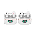 Deep Bass Wireless Earbuds Boasting Sleek Semi-in-ear Design Endurance Battery Display Bluetooth 5.3 Headphones for Active