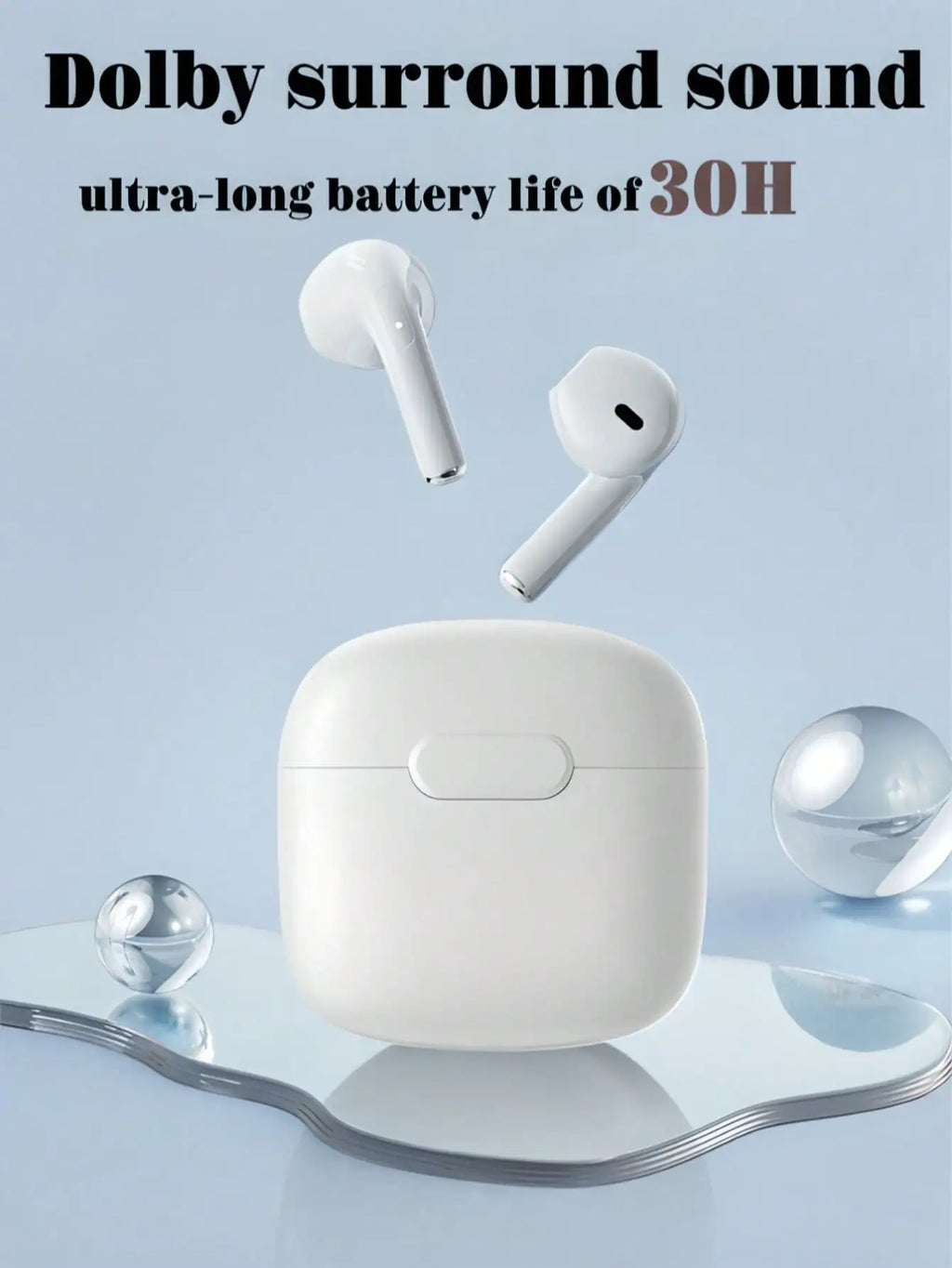 Deep Boost A2Pro TWS 9D HIFI Earphones Bluetooth Music Earphone Suitable Sport Game Headphones Wireless Headset