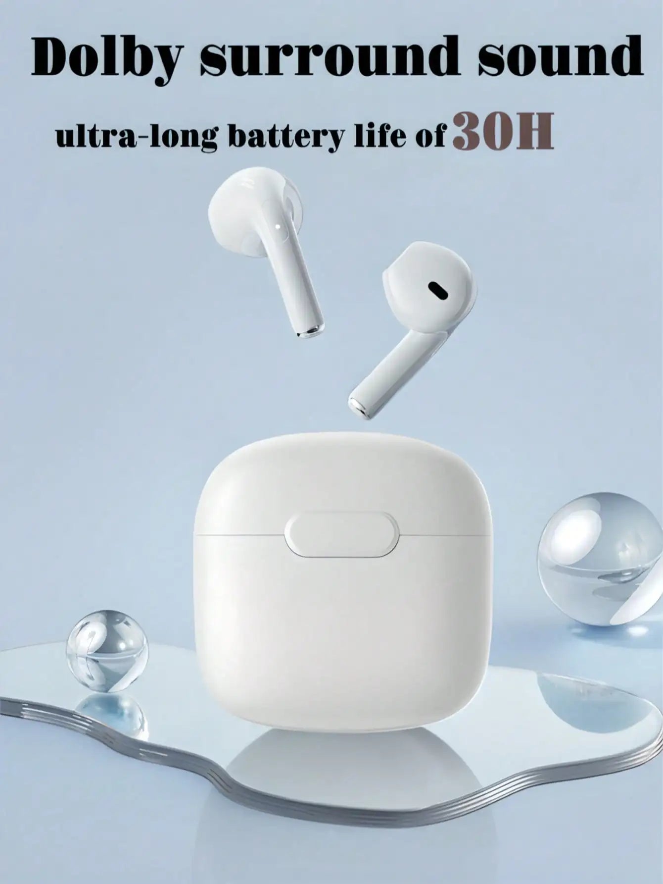 Deep Boost A2Pro TWS 9D HIFI Earphones Bluetooth Music Earphone Suitable Sport Game Headphones Wireless Headset
