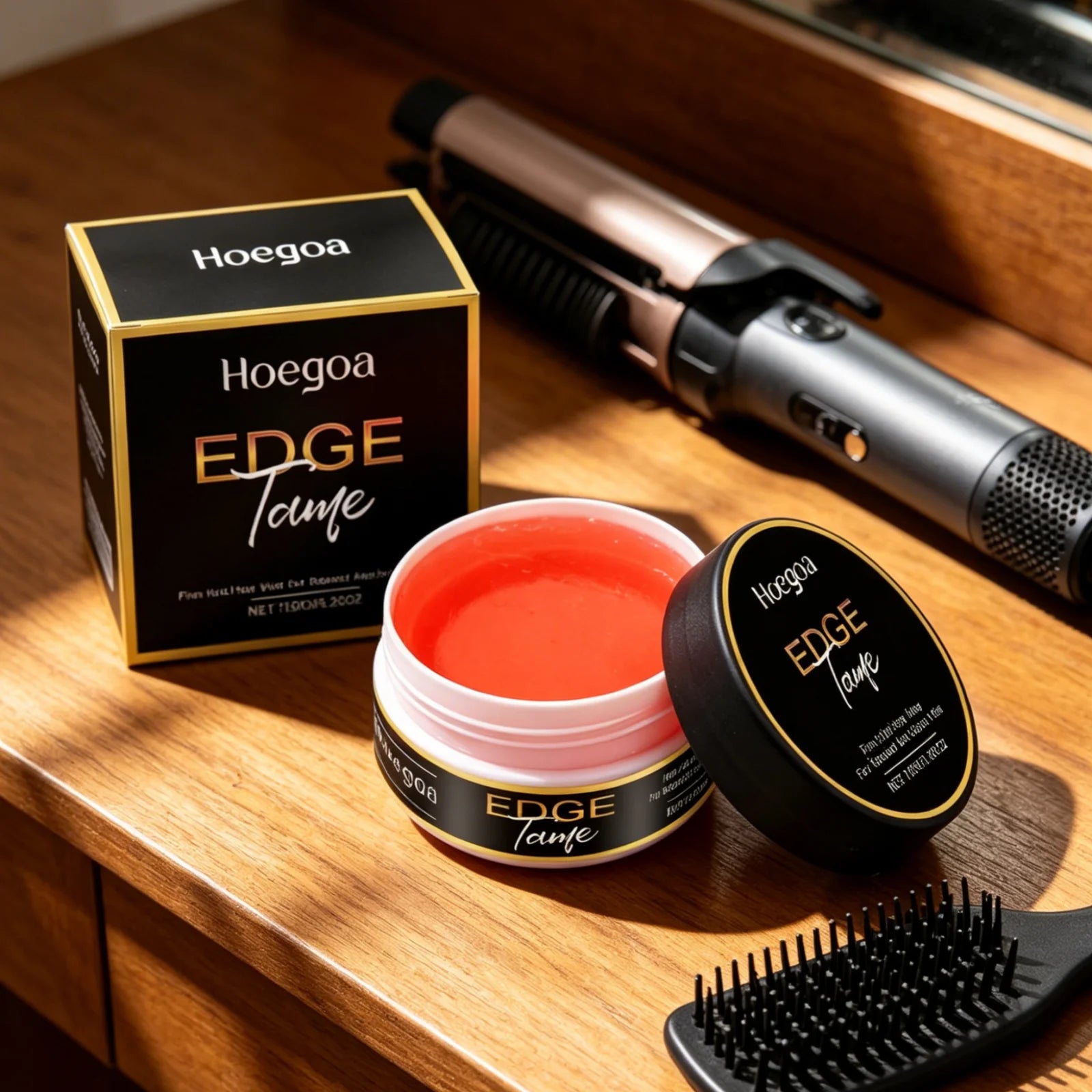 Edge Control  Styling Gel for All Hair Types Firm Hold Smooth Frizz Edge Control Enhance Gloss Fast Shaping Non Sticky Hair Wax 150g
