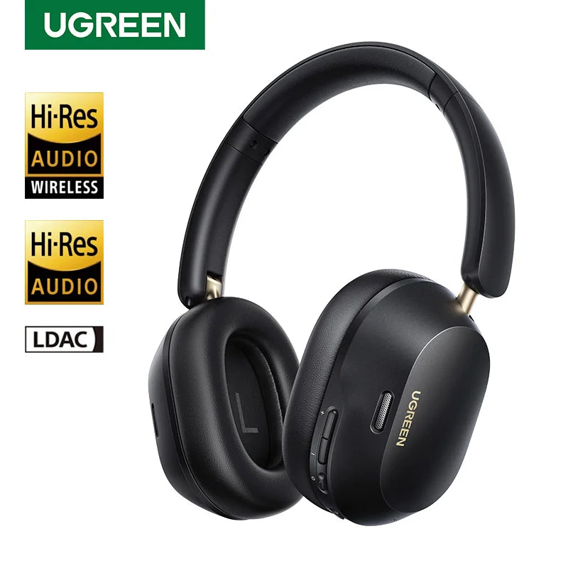 Hight Quality Wireless Bluetooth Headphones 43dB Hybrid Active Noise Cancellation Hi-Res LDAC 75H Spatial Audio Headset Earphones