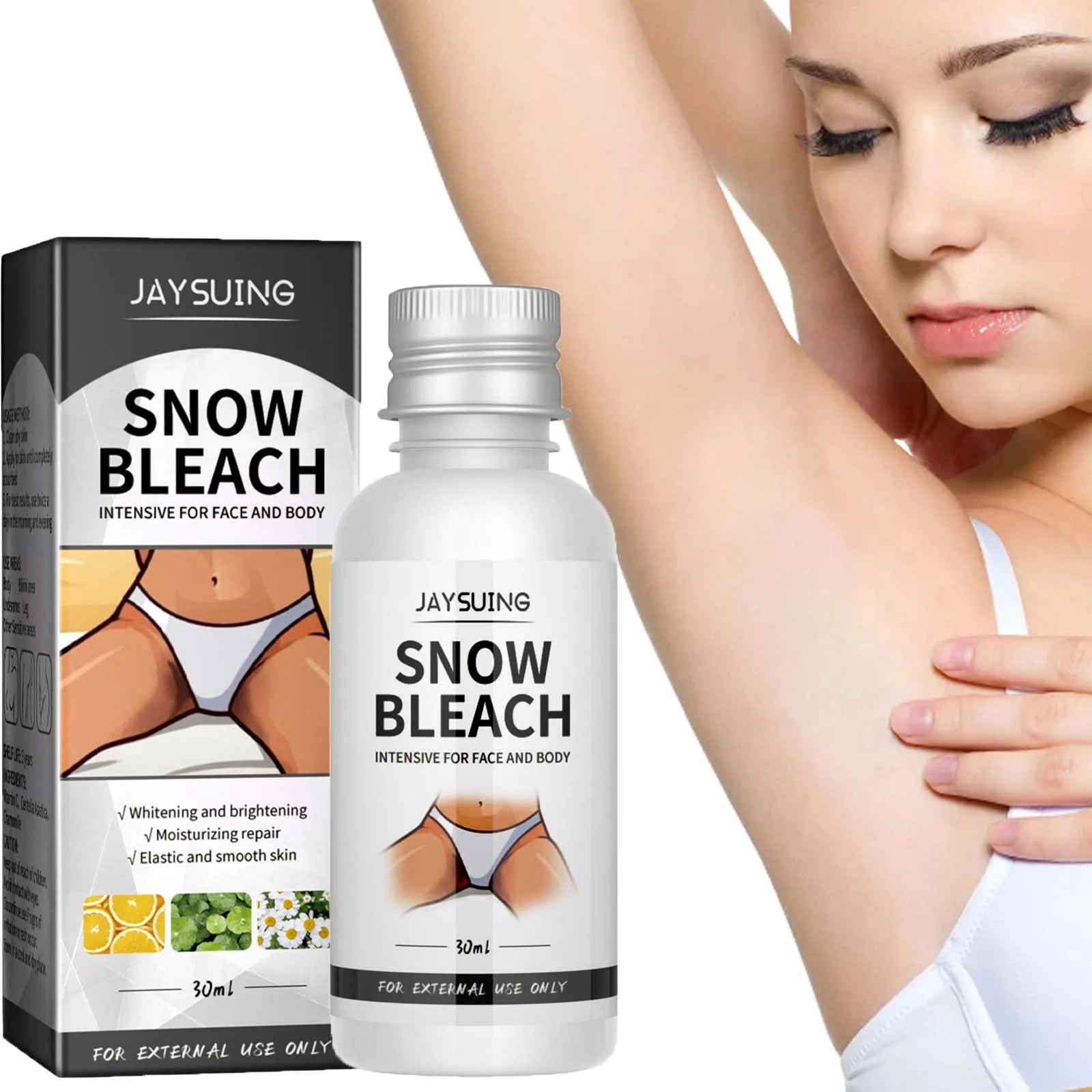 Miracle Bleach Cream Nicotinamide Brighten Private Parts Underarm Bleaching Armpit Elbow Knees Joint Removal Dark Spot Melanin