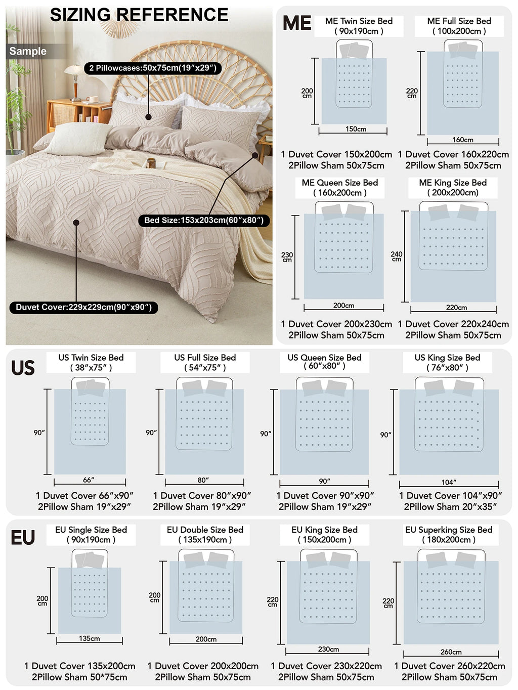 Smooth 3pcs Cutting flower Bedding Set with Zip Closure - Polyester, All-Season Comforter Set (Comforter & Pillow Shams Not Included)