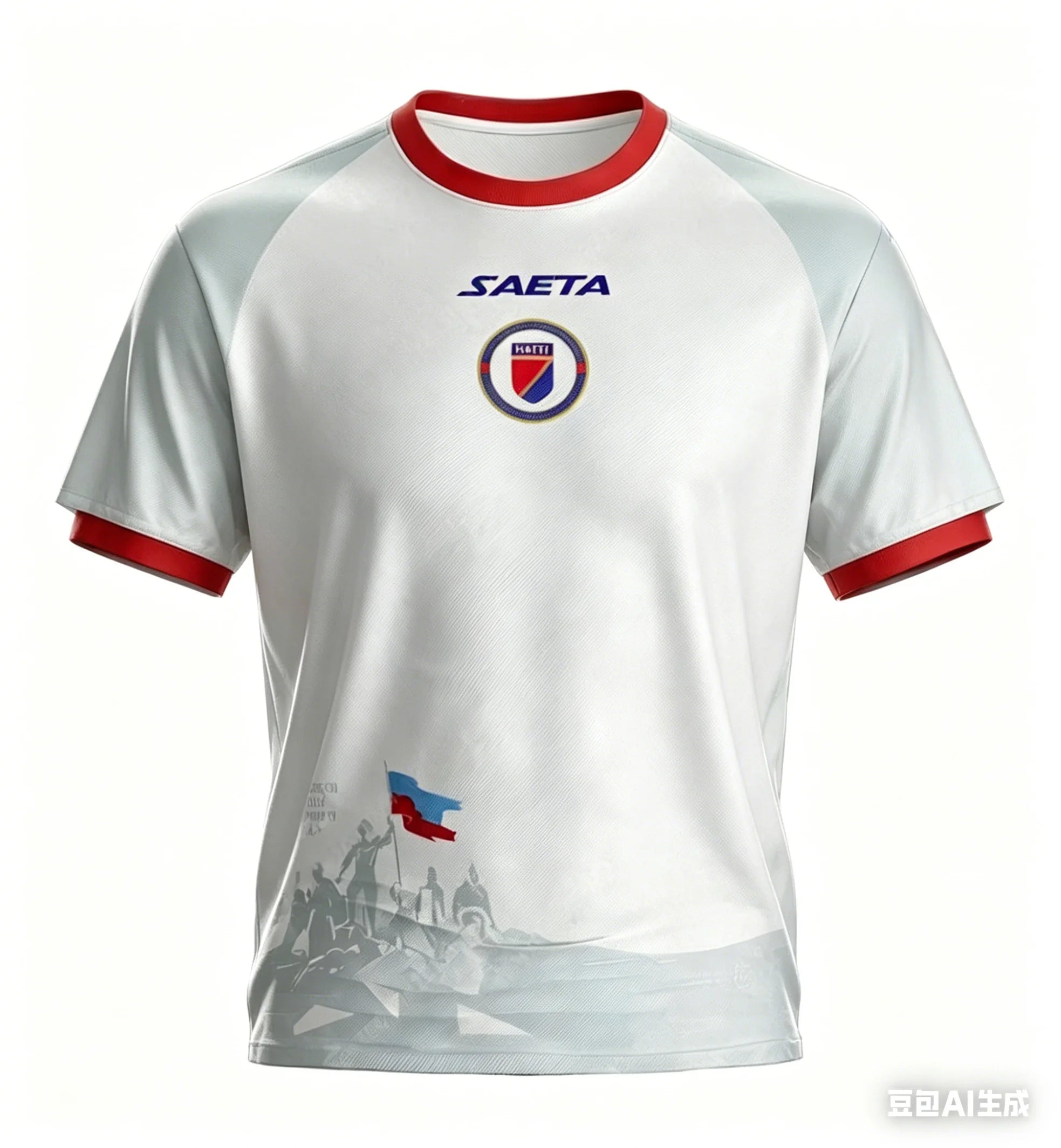 Haiti Soccer Jersey 2026 Grenadiers Short Sleeve Sport T-Shirt Gym Training Workout Athletic Fitness Running Tops Moto Quick Dry Sportswear